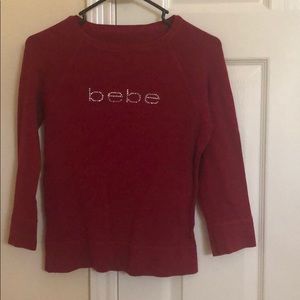 Red BEBE top